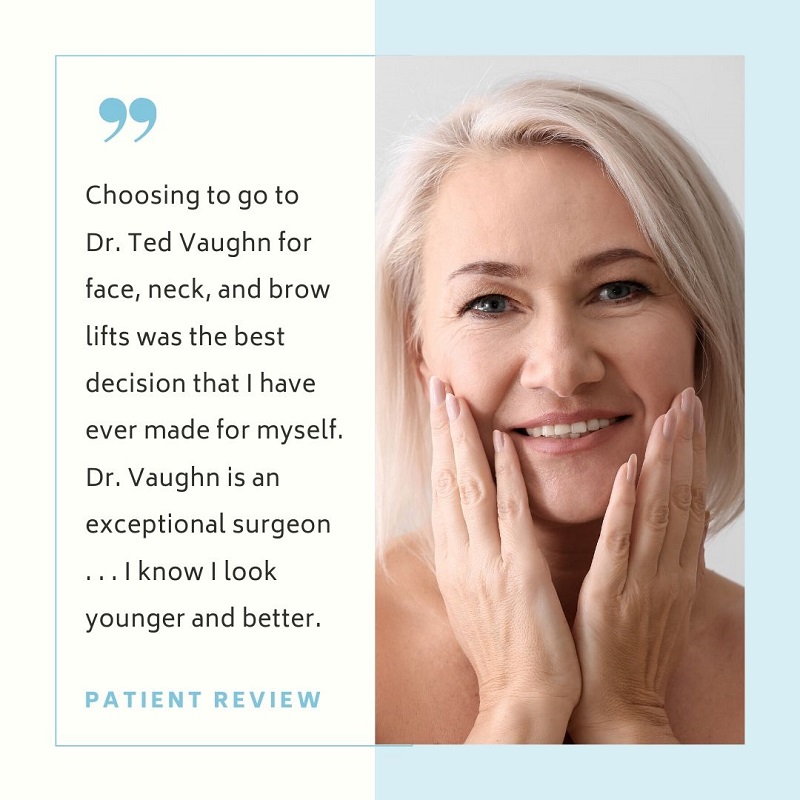 Facial plastic surgery patient review